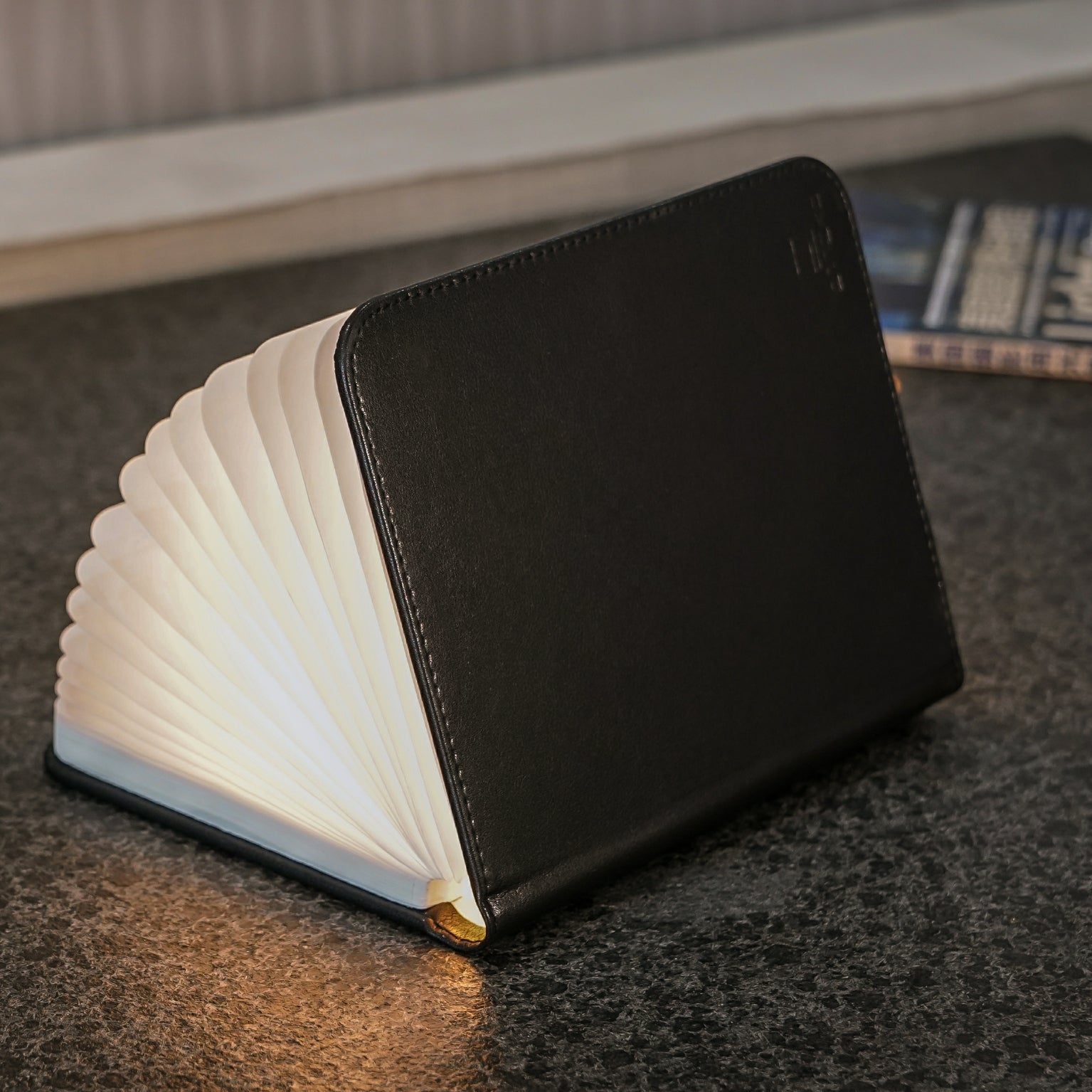 SmartBookLightFibreLeatherLargeBlack
