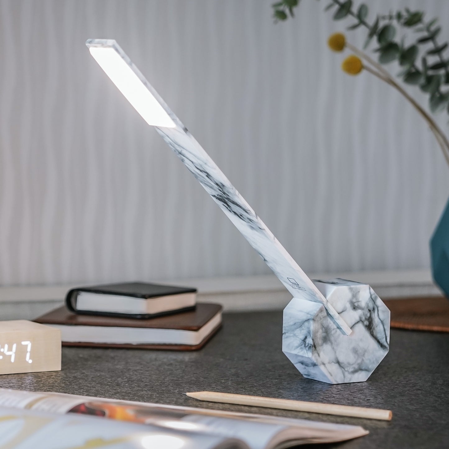 OctagonOneWhiteMarble
