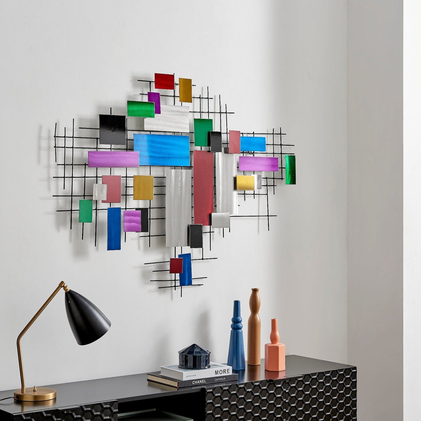 Abstract Escape Wall Art // Multicolor