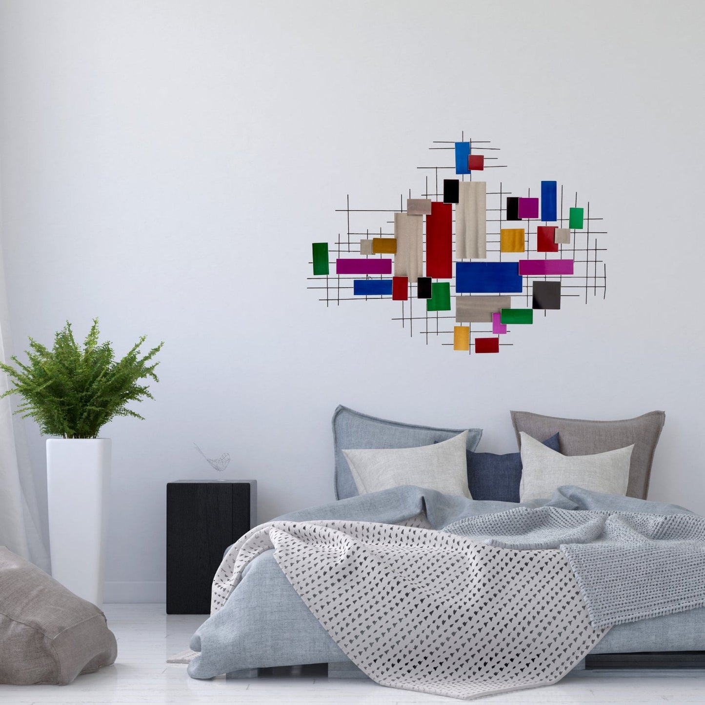 Abstract Escape Wall Art // Multicolor