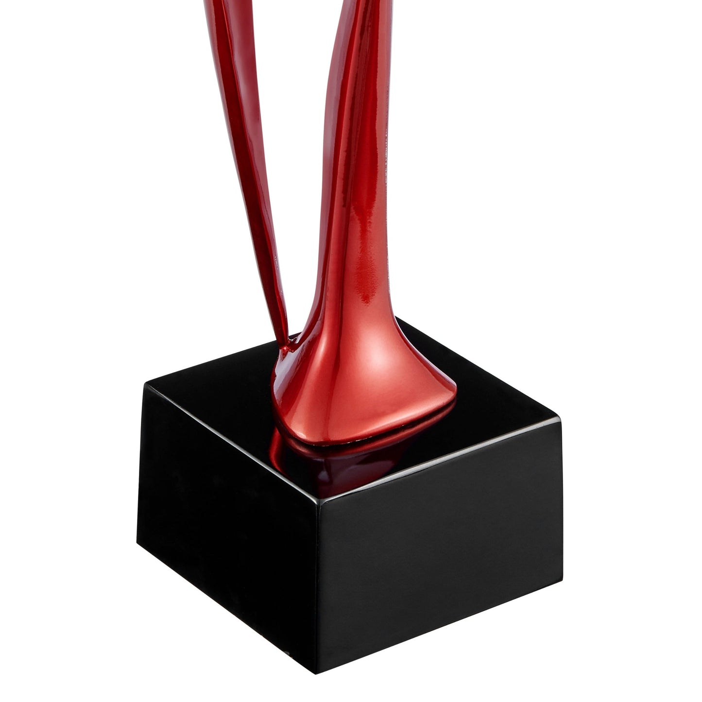 Allegra 32.5-Inch Sculpture - Metallic Red