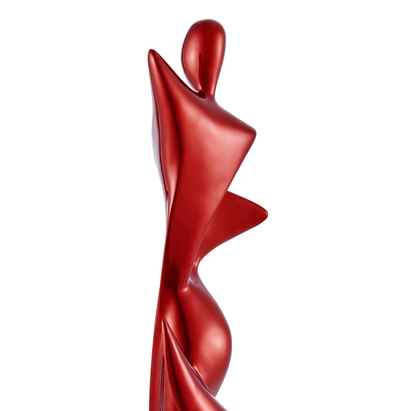 Allegra 32.5-Inch Sculpture - Metallic Red