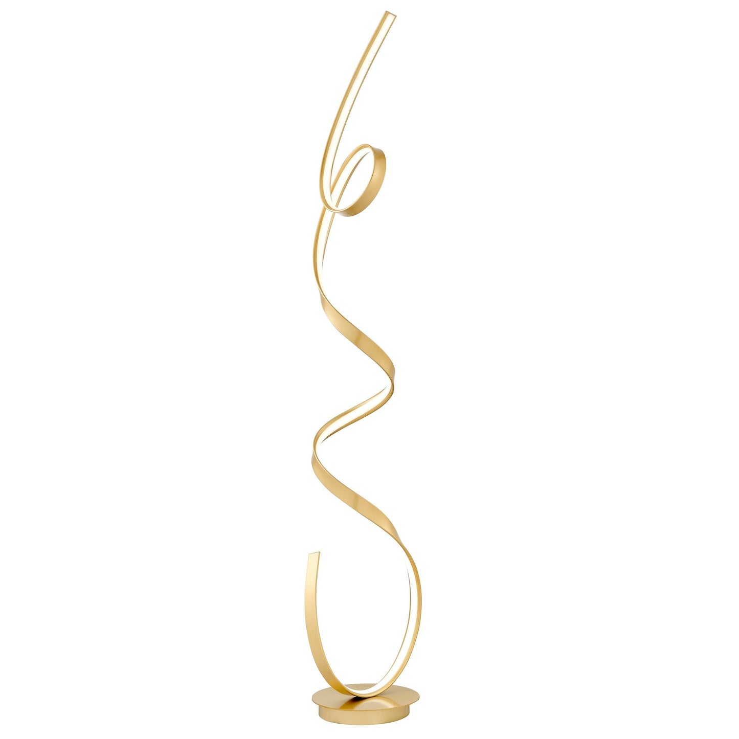 Amsterdam LED Sandy Gold 63-Inch Floor Lamp - Dimmable