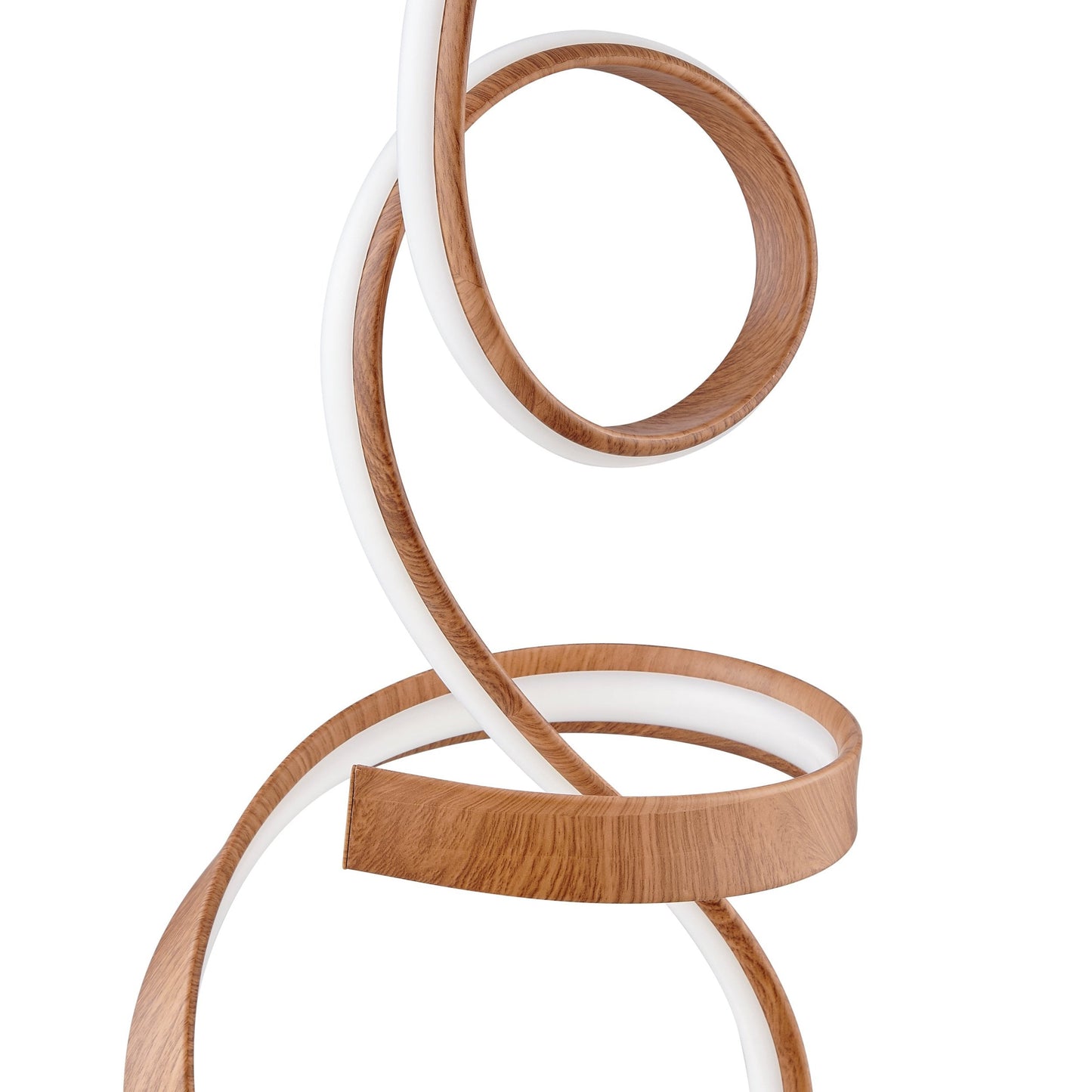 Amsterdam Light Wood Table Lamp - LED Strip & Touch Dimmer