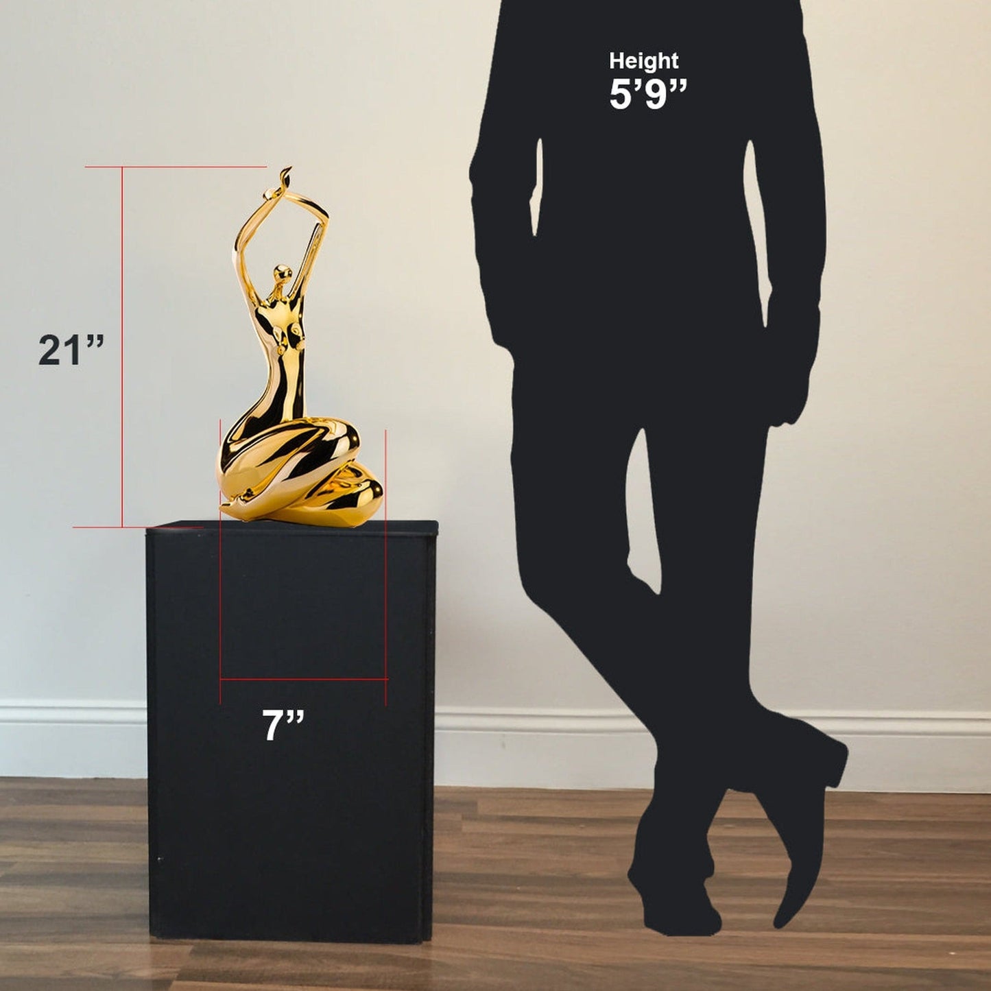 Elizabeth Sculpture // Large Gold