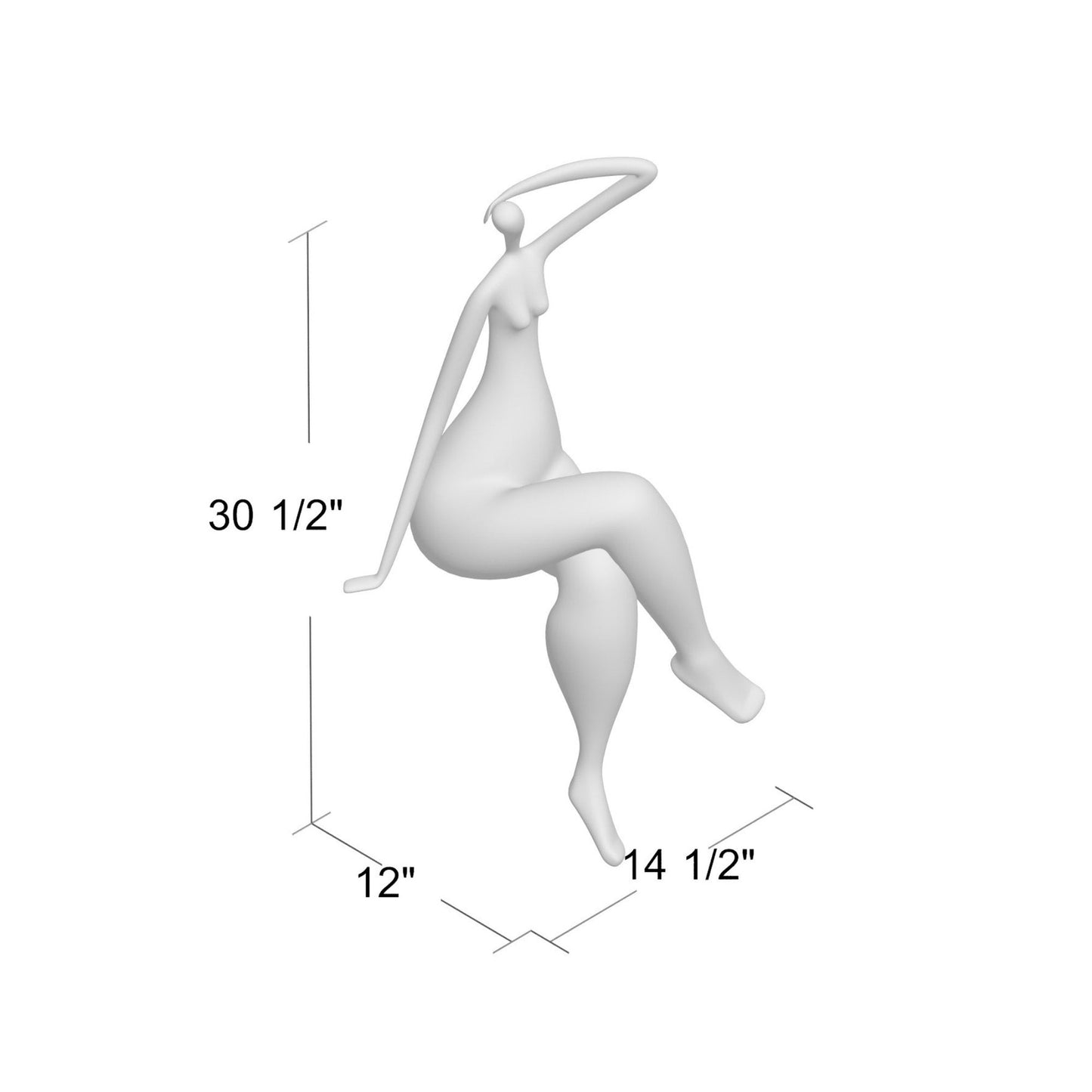 Isabella Sculpture // Large Black