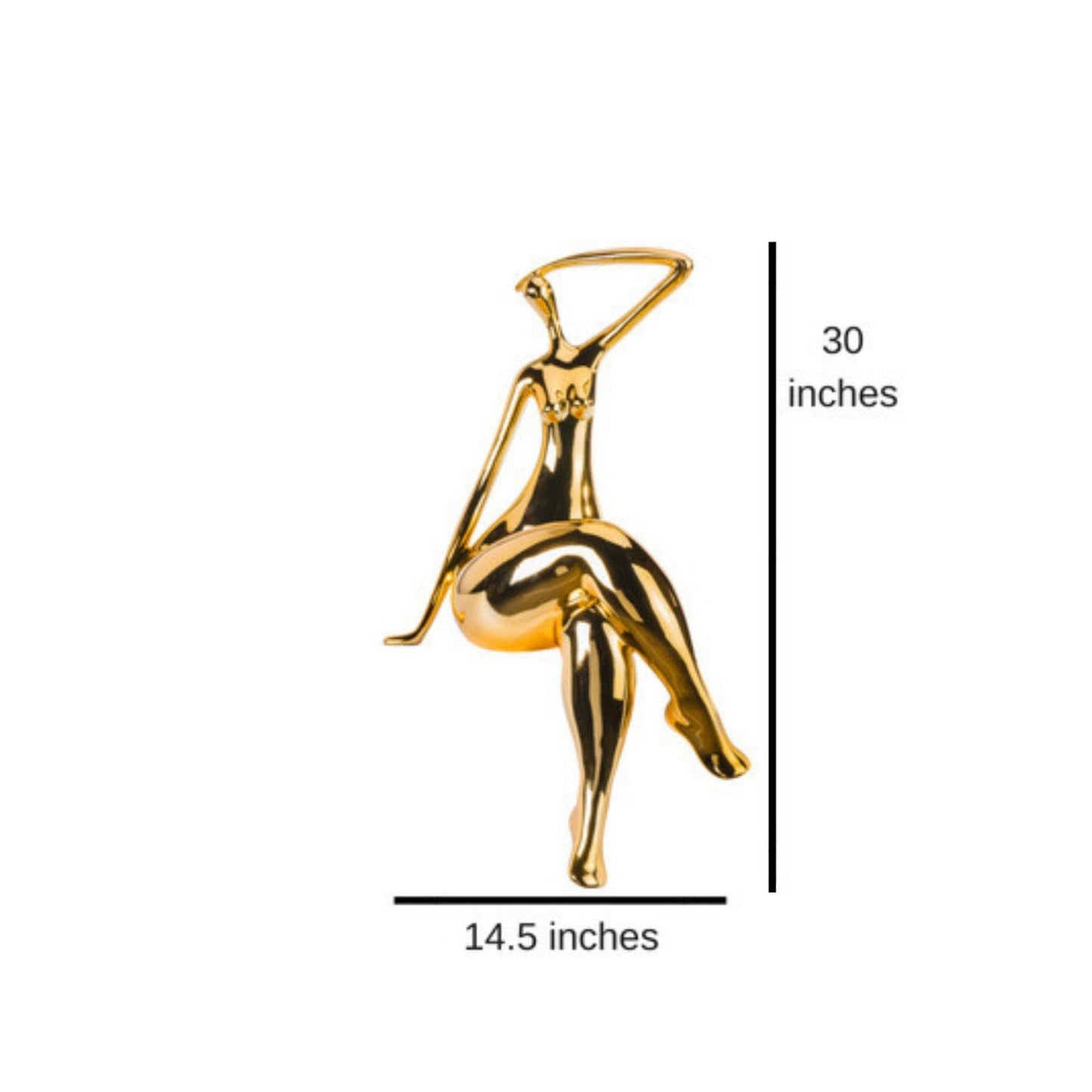 Isabella Sculpture // Large Gold