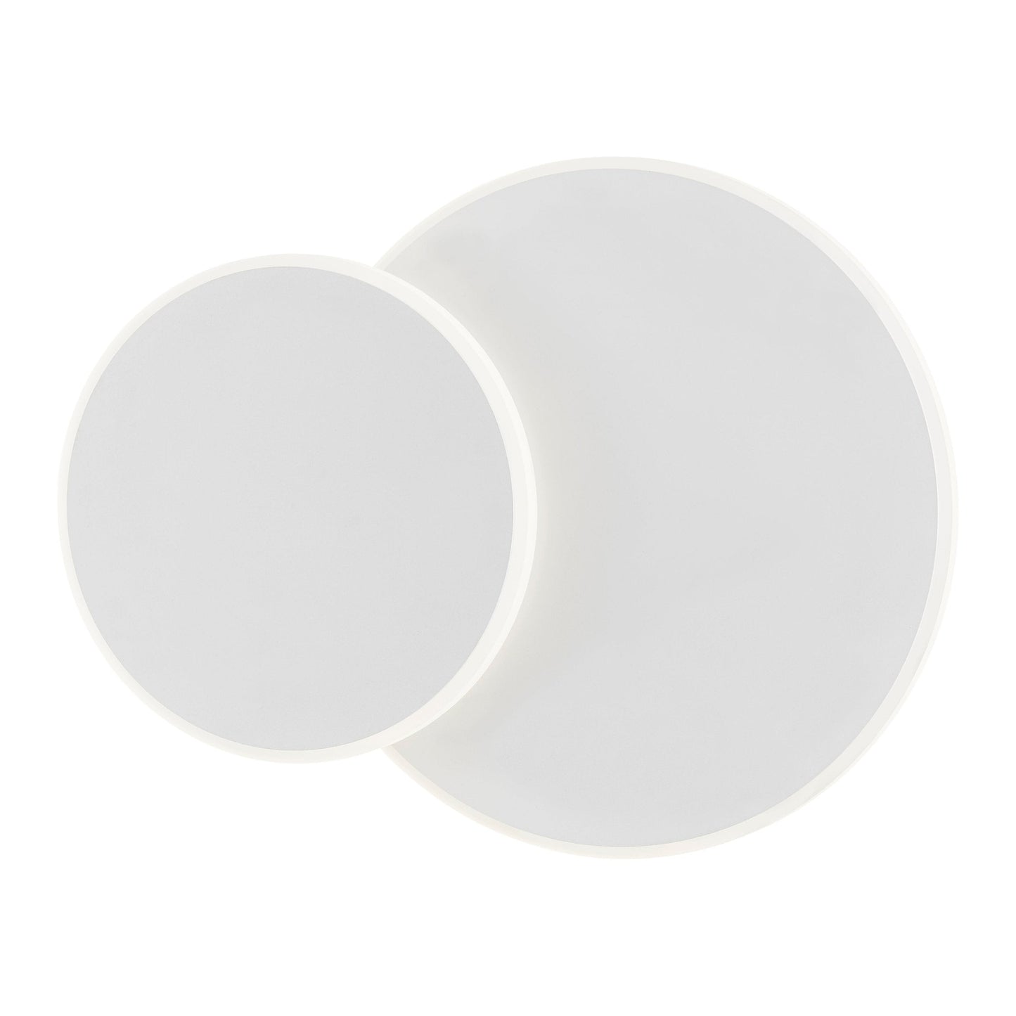 Luna Eclipse Two Circle Multiuse Lamp // White