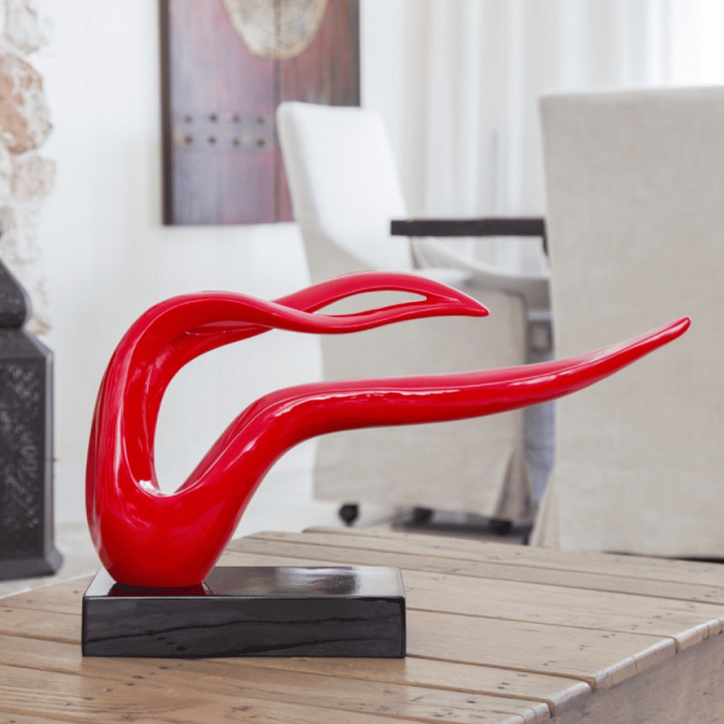 Saggita Abstract Sculpture // Red