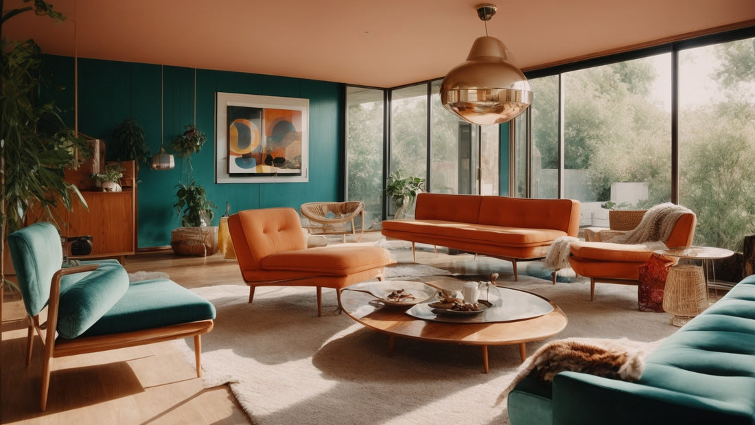 Transitional-Midcentury Modern Home Styling