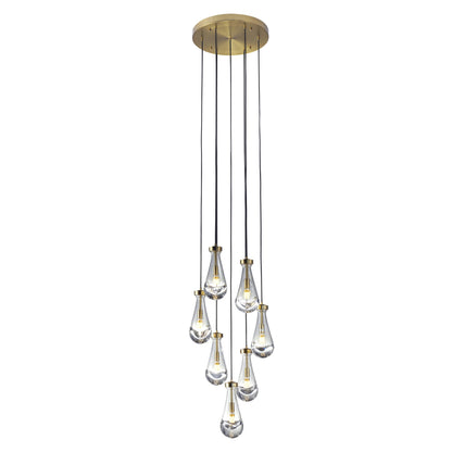 Strozzi Symphony 7  Light 18"D  Chandelier