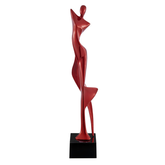 Allegra  29-Inch Sculpture - Metallic Red