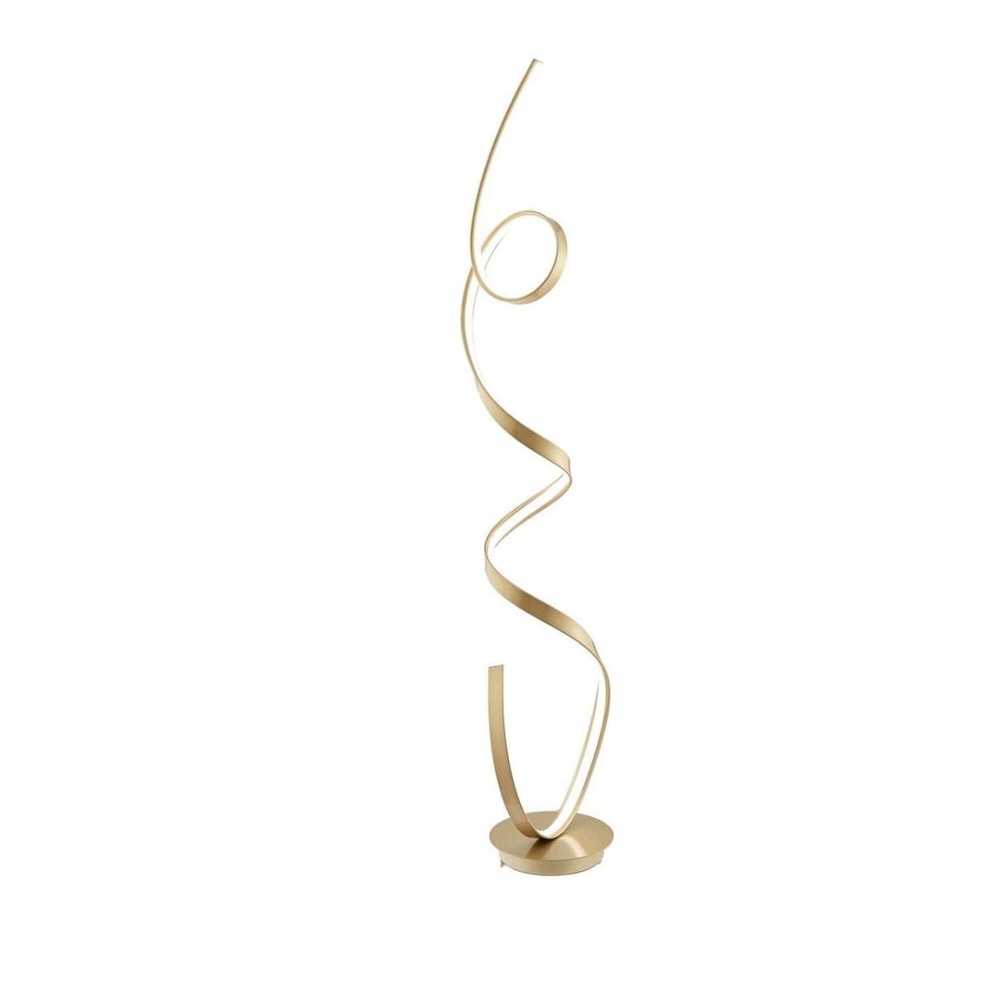 Amsterdam LED Sandy Gold  63-Inch Floor Lamp - Dimmable