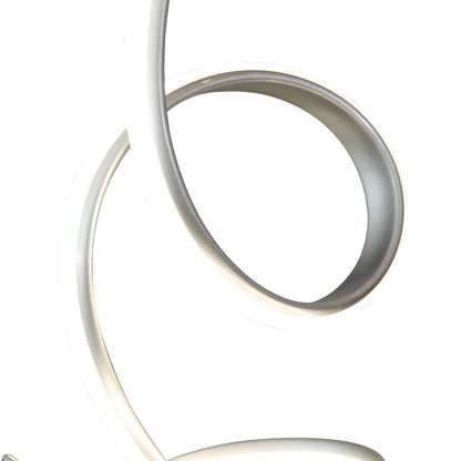 Amsterdam Silver Table Lamp - LED Strip & Touch Dimmer