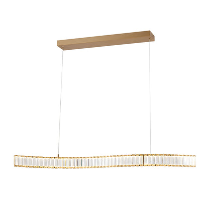 Alexandria Brushed Gold Chandelier