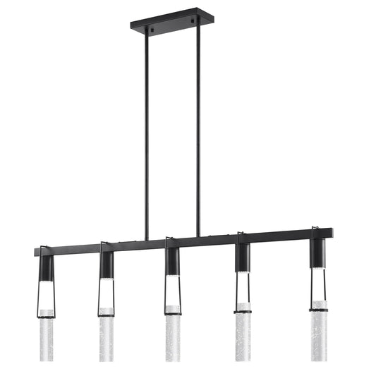 Harmony 5 Light Chandelier // Matte Black