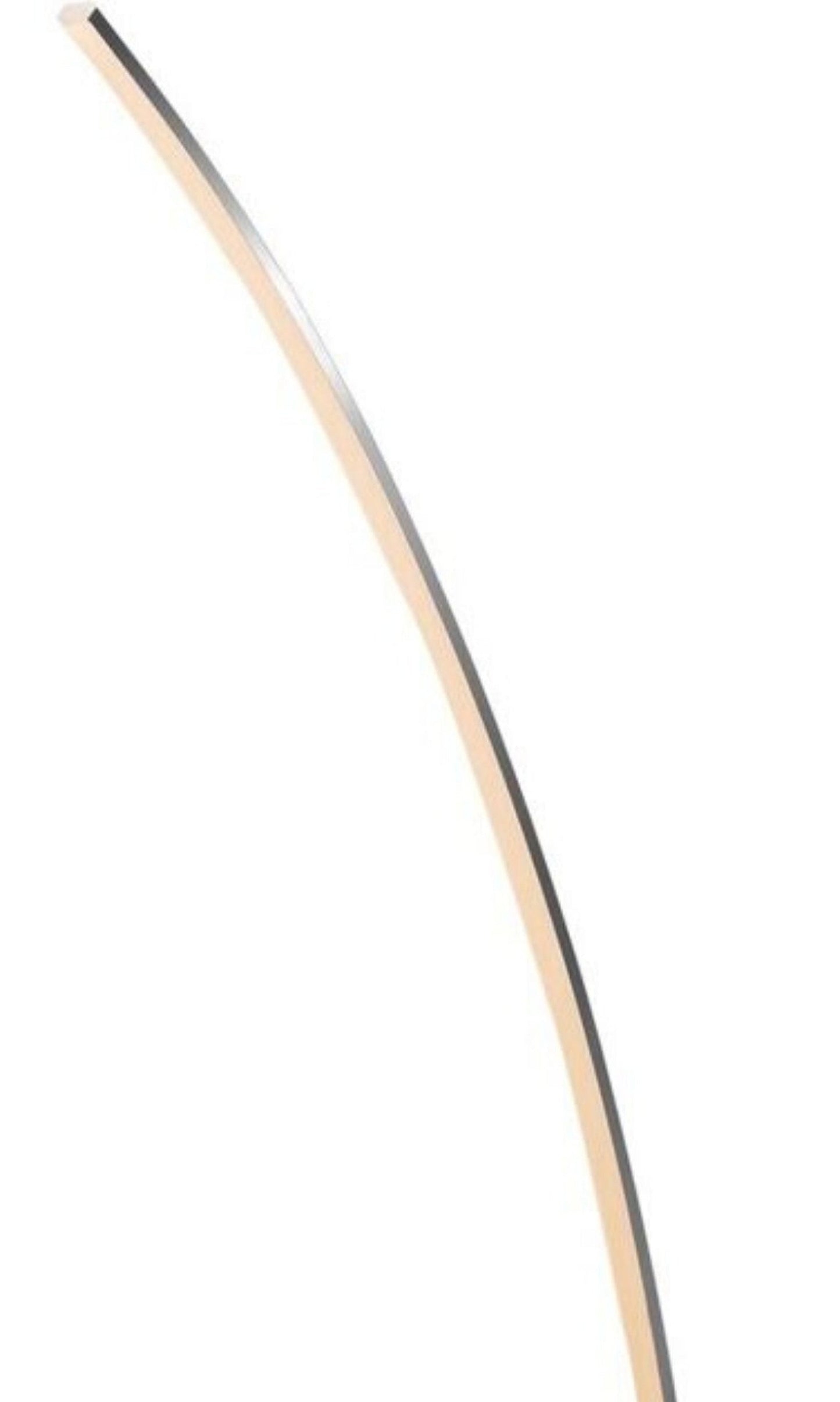Modern Arc LED Chrome 65" Floor Lamp // On & Off Foot Switch