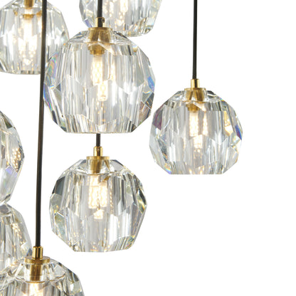 Strayhorn 30 Light, 30"D Chandelier, Gold