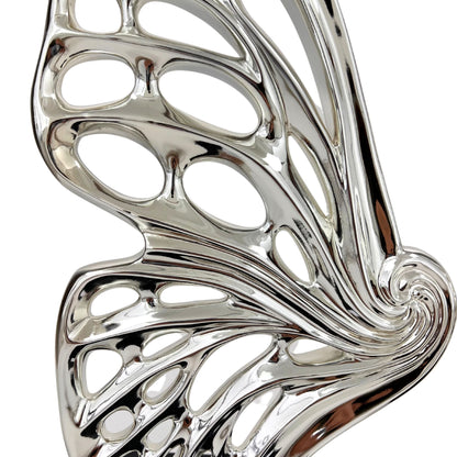 Butterfly Wings Chrome Sculpture