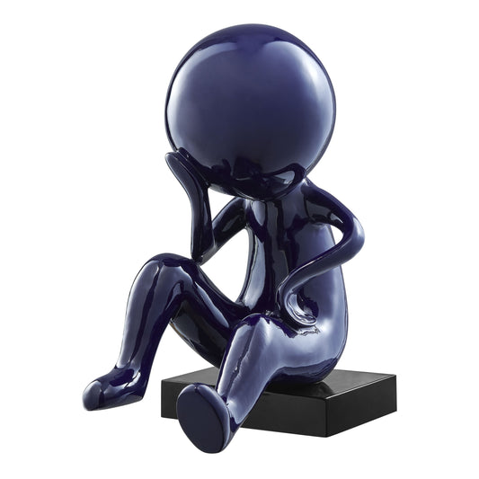 Azzurra Thinker Sculpture